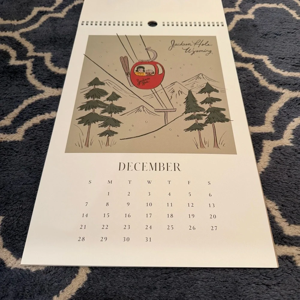 Rifle Paper Co. Travel Sketchbook Calendar